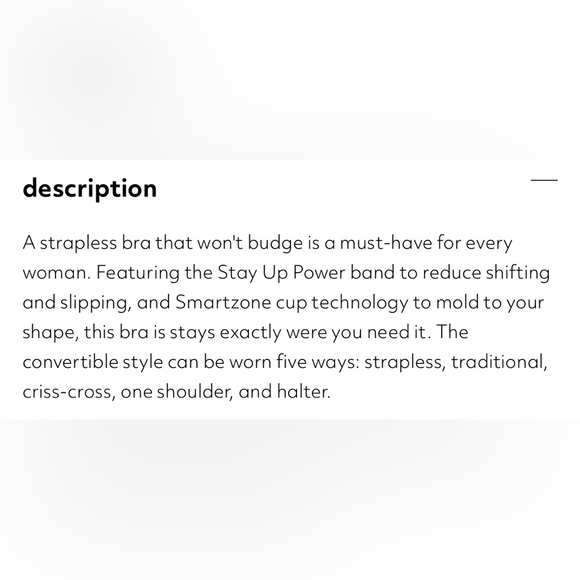 NWT Maidenform White Ultimate Stay Put, Stay Up Power Band Strapless Bra Sz 36D - Picture 2 of 16